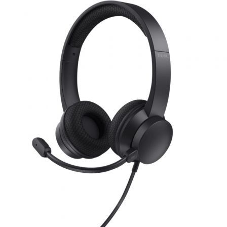Trust HS-260 Auriculares USB con Micrófono con Cancelación de Ruido Negro Trust HS-260 Auriculares USB con Micrófono con Cancelación de Ruido Negro